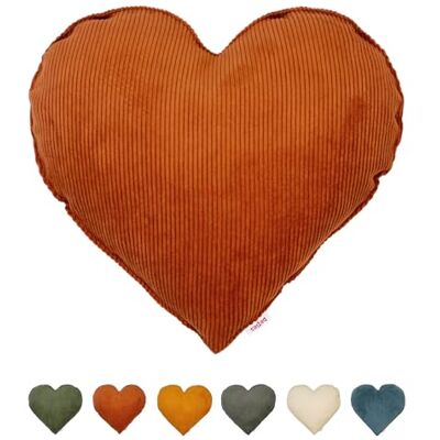 beties HYggelig No.1 Cord-Samt gefülltes Herzkissen ca. 40x35 cm; Romantisches Geschenk zum Geburtstag, Valentinstag oder Muttertag – Weiches Zierkissen für Sofa, Bett, Reisen und Deko Stofftiere beties HYggelig No.1 Cord-Samt gefülltes Herzkissen ca. 40x35 cm; Romantisches Geschenk zum Geburtstag, Valentinstag oder Muttertag – Weiches Zierkissen für Sofa, Bett, Reisen und Deko Stofftiere