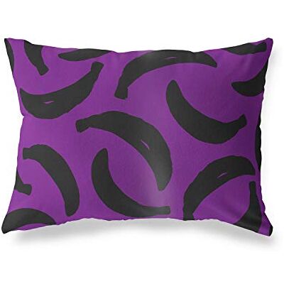 Bonamaison Le Jardin du Lin Kissen Zierkissenbezug Lila-Schwarz Kissenbezug, Weich Bequem, Für Zuhause Autos Büro Sofa Wohnzimmer Couch Schlafzimmer Dekor, 35x50 Cm Entworfen und hergestellt in der Türkei Bonamaison Le Jardin du Lin Kissen Zierkissenbezug Lila-Schwarz Kissenbezug, Weich Bequem, Für Zuhause Autos Büro Sofa Wohnzimmer Couch Schlafzimmer Dekor, 35x50 Cm Entworfen und hergestellt in der Türkei