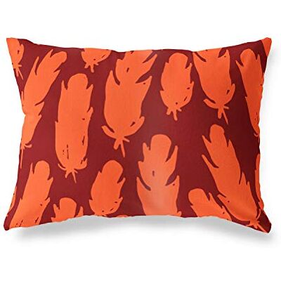 Bonamaison Le Jardin du Lin Kissen Zierkissenbezug Orange-Bordeaux Kissenbezug, Weich Bequem, Für Zuhause Autos Büro Sofa Wohnzimmer Couch Schlafzimmer Dekor, 35x50 Cm Entworfen und hergestellt in der Türkei Bonamaison Le Jardin du Lin Kissen Zierkissenbezug Orange-Bordeaux Kissenbezug, Weich Bequem, Für Zuhause Autos Büro Sofa Wohnzimmer Couch Schlafzimmer Dekor, 35x50 Cm Entworfen und hergestellt in der Türkei