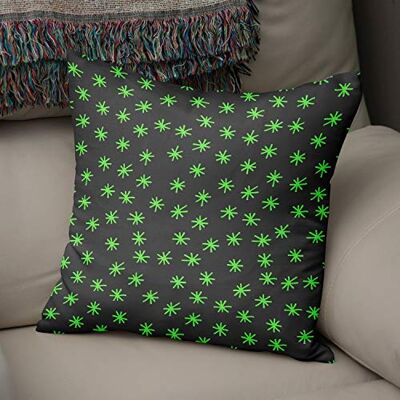 Bonamaison Le Jardin du Lin Kissen Zierkissenbezug Kissenbezug, Neongrün & Rauch Dekoration, Für Zuhause Autos Büro Sofa Wohnzimmer Couch Schlafzimmer Dekor, 50x50 Cm Entworfen und hergestellt in der Türkei Bonamaison Le Jardin du Lin Kissen Zierkissenbezug Kissenbezug, Neongrün & Rauch Dekoration, Für Zuhause Autos Büro Sofa Wohnzimmer Couch Schlafzimmer Dekor, 50x50 Cm Entworfen und hergestellt in der Türkei