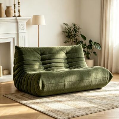 Mavdecll 2-Sitzer-Sitzsäcke für Erwachsene, übergroße Togo-Couch bequemes Liegesofa für den Boden, Zweisitzer-Sessel für den Kaminbereich im Wohnzimmer, Schlafzimmer und zum Gamen Mavdecll 2-Sitzer-Sitzsäcke für Erwachsene, übergroße Togo-Couch bequemes Liegesofa für den Boden, Zweisitzer-Sessel für den Kaminbereich im Wohnzimmer, Schlafzimmer und zum Gamen