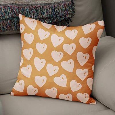 Bonamaison Le Jardin du Lin Kissen Zierkissenbezug Kissenbezug, Orange & Off White Dekoration, Für Zuhause Autos Büro Sofa Wohnzimmer Couch Schlafzimmer Dekor, 50x50 Cm Entworfen und hergestellt in der Türkei Bonamaison Le Jardin du Lin Kissen Zierkissenbezug Kissenbezug, Orange & Off White Dekoration, Für Zuhause Autos Büro Sofa Wohnzimmer Couch Schlafzimmer Dekor, 50x50 Cm Entworfen und hergestellt in der Türkei