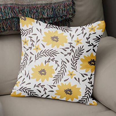 Bonamaison Le Jardin du Lin Kissen Zierkissenbezug Kissenbezug, Zufälliges Muster Dekoration, Für Zuhause Autos Büro Sofa Wohnzimmer Couch Schlafzimmer Dekor, 50x50 Cm Entworfen und hergestellt in der Türkei Bonamaison Le Jardin du Lin Kissen Zierkissenbezug Kissenbezug, Zufälliges Muster Dekoration, Für Zuhause Autos Büro Sofa Wohnzimmer Couch Schlafzimmer Dekor, 50x50 Cm Entworfen und hergestellt in der Türkei
