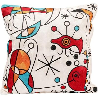 Kare Kissen Art Line Sea World, 50x50cm, Mehrfarbig, Modern, Zierkissen, Dekokissen, Baumwolle, Reißverschluss, Schlafzimmer, Wohnzimmer, für Sofas/Couches Kare Kissen Art Line Sea World, 50x50cm, Mehrfarbig, Modern, Zierkissen, Dekokissen, Baumwolle, Reißverschluss, Schlafzimmer, Wohnzimmer, für Sofas/Couches