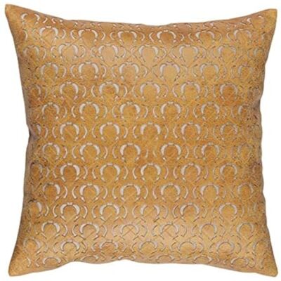 Stanley , handgefertigte, dekorative Kissen, Samt-Touch Laserschnitt Stickerei Akzent Home Sofa Kissenbezug, 45 x 45 cm Senf, senffarben, 18 (W) x 18 (H) inches (Standard Cushion Size) Stanley , handgefertigte, dekorative Kissen, Samt-Touch Laserschnitt Stickerei Akzent Home Sofa Kissenbezug, 45 x 45 cm Senf, senffarben, 18 (W) x 18 (H) inches (Standard Cushion Size)