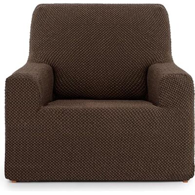 ECOMMERC3 1-Sitzer-Sofabezug, universell und vielseitig, Braun, einfach anzubringen, für Rückenlehne, Sitz und Armlehnen ECOMMERC3 1-Sitzer-Sofabezug, universell und vielseitig, Braun, einfach anzubringen, für Rückenlehne, Sitz und Armlehnen