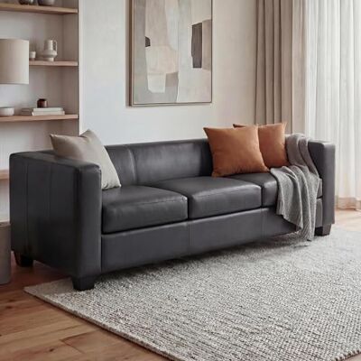 Mendler - Lille M65 - 75x191x70 cm - Dunkelgrau - Sofa Mendler - Lille M65 - 75x191x70 cm - Dunkelgrau - Sofa