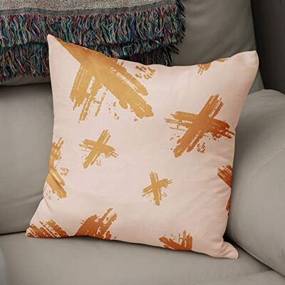 Bonamaison Le Jardin du Lin Kissen Zierkissenbezug Kissenbezug, Orange & Off White Dekoration, Für Zuhause Autos Büro Sofa Wohnzimmer Couch Schlafzimmer Dekor, 50x50 Cm Entworfen und hergestellt in der Türkei Bonamaison Le Jardin du Lin Kissen Zierkissenbezug Kissenbezug, Orange & Off White Dekoration, Für Zuhause Autos Büro Sofa Wohnzimmer Couch Schlafzimmer Dekor, 50x50 Cm Entworfen und hergestellt in der Türkei