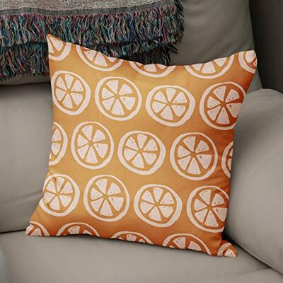 Bonamaison Le Jardin du Lin Kissen Zierkissenbezug Kissenbezug, Orange & Off White Dekoration, Weich Bequem, Für Zuhause Autos Büro Sofa Wohnzimmer Couch Schlafzimmer Dekor, 43x43 Cm Hergestellt in der Türkei Bonamaison Le Jardin du Lin Kissen Zierkissenbezug Kissenbezug, Orange & Off White Dekoration, Weich Bequem, Für Zuhause Autos Büro Sofa Wohnzimmer Couch Schlafzimmer Dekor, 43x43 Cm Hergestellt in der Türkei