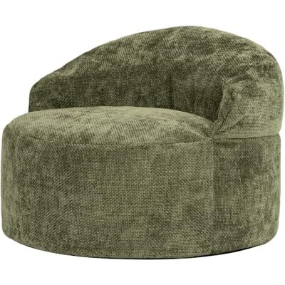 Icon Orb Chenille Sitzsack Sessel mit Füllung, Grün In Deutschland Hergestellt, Sitzsack Erwachsene, Weicher Chenille Stoff, Bequemer Sessel für Wohnzimmer und Schlafzimmer Icon Orb Chenille Sitzsack Sessel mit Füllung, Grün In Deutschland Hergestellt, Sitzsack Erwachsene, Weicher Chenille Stoff, Bequemer Sessel für Wohnzimmer und Schlafzimmer