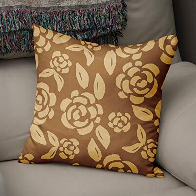Bonamaison Le Jardin du Lin Kissen Zierkissenbezug Kissenbezug, Brauntöne Dekoration, Für Zuhause Autos Büro Sofa Wohnzimmer Couch Schlafzimmer Dekor, 50x50 Cm Entworfen und hergestellt in der Türkei Bonamaison Le Jardin du Lin Kissen Zierkissenbezug Kissenbezug, Brauntöne Dekoration, Für Zuhause Autos Büro Sofa Wohnzimmer Couch Schlafzimmer Dekor, 50x50 Cm Entworfen und hergestellt in der Türkei