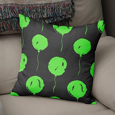 Bonamaison Le Jardin du Lin Kissen Zierkissenbezug Kissenbezug, Neongrün & Rauch Dekoration, Für Zuhause Autos Büro Sofa Wohnzimmer Couch Schlafzimmer Dekor, 50x50 Cm Entworfen und hergestellt in der Türkei Bonamaison Le Jardin du Lin Kissen Zierkissenbezug Kissenbezug, Neongrün & Rauch Dekoration, Für Zuhause Autos Büro Sofa Wohnzimmer Couch Schlafzimmer Dekor, 50x50 Cm Entworfen und hergestellt in der Türkei