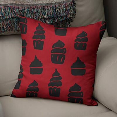 Bonamaison Le Jardin du Lin Kissen Zierkissenbezug Kissenbezug, Rot schwarz Dekoration, Weich Bequem, Für Zuhause Autos Büro Sofa Wohnzimmer Couch Schlafzimmer Dekor, 43x43 Cm Hergestellt in der Türkei Bonamaison Le Jardin du Lin Kissen Zierkissenbezug Kissenbezug, Rot schwarz Dekoration, Weich Bequem, Für Zuhause Autos Büro Sofa Wohnzimmer Couch Schlafzimmer Dekor, 43x43 Cm Hergestellt in der Türkei