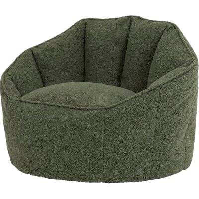 Icon Sirena Bouclé Stoff Sitzsack Sessel mit Füllung, Grün In Deutschland Hergestellt, Sitzsack Erwachsene, Weicher Bouclé Stoff, Bequemer Sessel für Wohnzimmer und Schlafzimmer Icon Sirena Bouclé Stoff Sitzsack Sessel mit Füllung, Grün In Deutschland Hergestellt, Sitzsack Erwachsene, Weicher Bouclé Stoff, Bequemer Sessel für Wohnzimmer und Schlafzimmer
