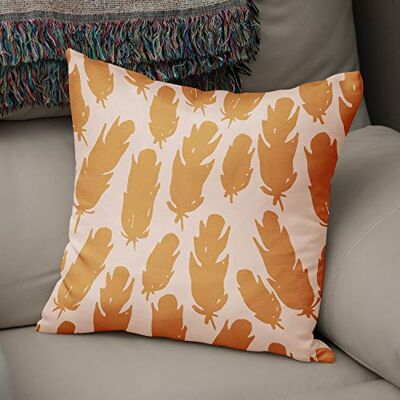 Bonamaison Le Jardin du Lin Kissen Zierkissenbezug Kissenbezug, Orange & Off White Dekoration, Weich Bequem, Für Zuhause Autos Büro Sofa Wohnzimmer Couch Schlafzimmer Dekor, 43x43 Cm Hergestellt in der Türkei Bonamaison Le Jardin du Lin Kissen Zierkissenbezug Kissenbezug, Orange & Off White Dekoration, Weich Bequem, Für Zuhause Autos Büro Sofa Wohnzimmer Couch Schlafzimmer Dekor, 43x43 Cm Hergestellt in der Türkei