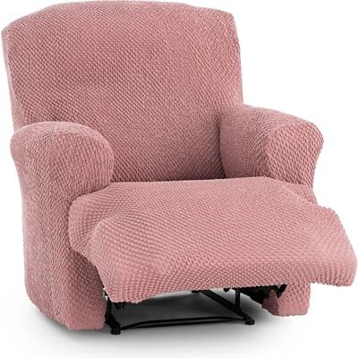 ECOMMERC3 Sofaüberwurf für 1-Sitzer, universell und vielseitig – Sofabezug in Rosa, einfach anzubringen, für Rückenlehne, Sitzfläche und Armlehnen ECOMMERC3 Sofaüberwurf für 1-Sitzer, universell und vielseitig – Sofabezug in Rosa, einfach anzubringen, für Rückenlehne, Sitzfläche und Armlehnen
