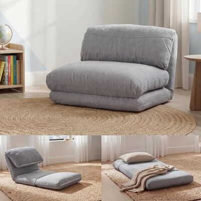 Mendler Schlafsessel HWC-E68 Stoff/Textil hellgrau Schlafsofa, Funktionssessel, Klappsessel, Relaxsessel Mendler Schlafsessel HWC-E68 Stoff/Textil hellgrau Schlafsofa, Funktionssessel, Klappsessel, Relaxsessel