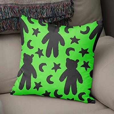 Bonamaison Le Jardin du Lin Kissen Zierkissenbezug Kissenbezug, Neongrün & Rauch Dekoration, Weich Bequem, Für Zuhause Autos Büro Sofa Wohnzimmer Couch Schlafzimmer Dekor, 43x43 Cm Hergestellt in der Türkei Bonamaison Le Jardin du Lin Kissen Zierkissenbezug Kissenbezug, Neongrün & Rauch Dekoration, Weich Bequem, Für Zuhause Autos Büro Sofa Wohnzimmer Couch Schlafzimmer Dekor, 43x43 Cm Hergestellt in der Türkei