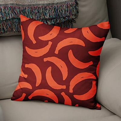 Bonamaison Le Jardin du Lin Kissen Zierkissenbezug Kissenbezug, Orange & Bordeaux Dekoration, Für Zuhause Autos Büro Sofa Wohnzimmer Couch Schlafzimmer Dekor, 50x50 Cm Entworfen und hergestellt in der Türkei Bonamaison Le Jardin du Lin Kissen Zierkissenbezug Kissenbezug, Orange & Bordeaux Dekoration, Für Zuhause Autos Büro Sofa Wohnzimmer Couch Schlafzimmer Dekor, 50x50 Cm Entworfen und hergestellt in der Türkei