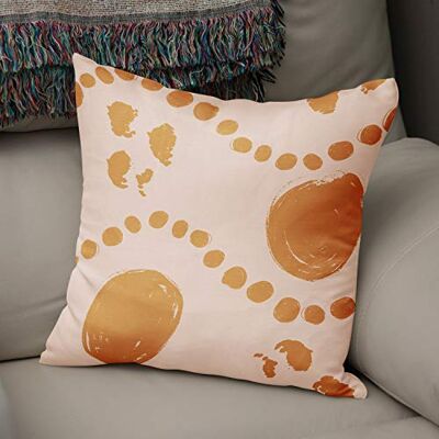 Bonamaison Le Jardin du Lin Kissen Zierkissenbezug Kissenbezug, Orange & Off White Dekoration, Weich Bequem, Für Zuhause Autos Büro Sofa Wohnzimmer Couch Schlafzimmer Dekor, 43x43 Cm Hergestellt in der Türkei Bonamaison Le Jardin du Lin Kissen Zierkissenbezug Kissenbezug, Orange & Off White Dekoration, Weich Bequem, Für Zuhause Autos Büro Sofa Wohnzimmer Couch Schlafzimmer Dekor, 43x43 Cm Hergestellt in der Türkei