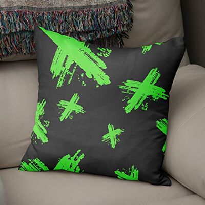 Bonamaison Le Jardin du Lin Kissen Zierkissenbezug Kissenbezug, Neongrün & Rauch Dekoration, Weich Bequem, Für Zuhause Autos Büro Sofa Wohnzimmer Couch Schlafzimmer Dekor, 43x43 Cm Hergestellt in der Türkei Bonamaison Le Jardin du Lin Kissen Zierkissenbezug Kissenbezug, Neongrün & Rauch Dekoration, Weich Bequem, Für Zuhause Autos Büro Sofa Wohnzimmer Couch Schlafzimmer Dekor, 43x43 Cm Hergestellt in der Türkei