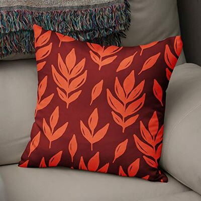 Bonamaison Le Jardin du Lin Kissen Zierkissenbezug Kissenbezug, Orange & Bordeaux Dekoration, Weich Bequem, Für Zuhause Autos Büro Sofa Wohnzimmer Couch Schlafzimmer Dekor, 43x43 Cm Hergestellt in der Türkei Bonamaison Le Jardin du Lin Kissen Zierkissenbezug Kissenbezug, Orange & Bordeaux Dekoration, Weich Bequem, Für Zuhause Autos Büro Sofa Wohnzimmer Couch Schlafzimmer Dekor, 43x43 Cm Hergestellt in der Türkei