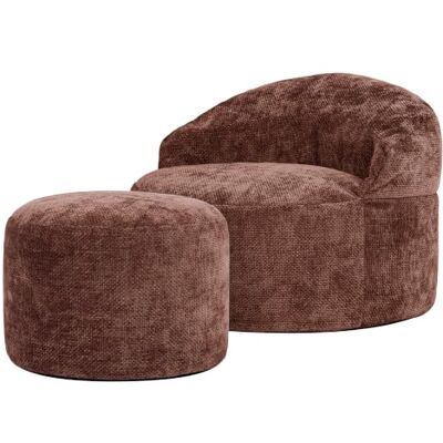 Icon Orb Chenille Sitzsack Sessel und Hocker mit Füllung, Pflaume In Deutschland Hergestellt, Sitzsack Erwachsene, Weicher Chenille Stoff, Bequemer Sessel für Wohnzimmer und Schlafzimmer Icon Orb Chenille Sitzsack Sessel und Hocker mit Füllung, Pflaume In Deutschland Hergestellt, Sitzsack Erwachsene, Weicher Chenille Stoff, Bequemer Sessel für Wohnzimmer und Schlafzimmer