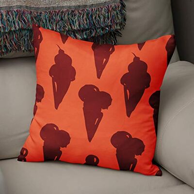 Bonamaison Le Jardin du Lin Kissen Zierkissenbezug Kissenbezug, Orange & Bordeaux Dekoration, Für Zuhause Autos Büro Sofa Wohnzimmer Couch Schlafzimmer Dekor, 50x50 Cm Entworfen und hergestellt in der Türkei Bonamaison Le Jardin du Lin Kissen Zierkissenbezug Kissenbezug, Orange & Bordeaux Dekoration, Für Zuhause Autos Büro Sofa Wohnzimmer Couch Schlafzimmer Dekor, 50x50 Cm Entworfen und hergestellt in der Türkei