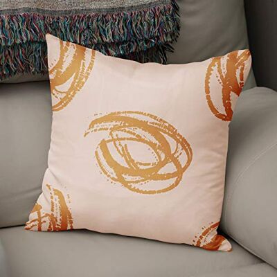Bonamaison Le Jardin du Lin Kissen Zierkissenbezug Kissenbezug, Orange & Off White Dekoration, Weich Bequem, Für Zuhause Autos Büro Sofa Wohnzimmer Couch Schlafzimmer Dekor, 43x43 Cm Hergestellt in der Türkei Bonamaison Le Jardin du Lin Kissen Zierkissenbezug Kissenbezug, Orange & Off White Dekoration, Weich Bequem, Für Zuhause Autos Büro Sofa Wohnzimmer Couch Schlafzimmer Dekor, 43x43 Cm Hergestellt in der Türkei