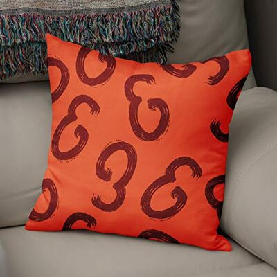 Bonamaison Le Jardin du Lin Kissen Zierkissenbezug Kissenbezug, Orange & Bordeaux Dekoration, Für Zuhause Autos Büro Sofa Wohnzimmer Couch Schlafzimmer Dekor, 50x50 Cm Entworfen und hergestellt in der Türkei Bonamaison Le Jardin du Lin Kissen Zierkissenbezug Kissenbezug, Orange & Bordeaux Dekoration, Für Zuhause Autos Büro Sofa Wohnzimmer Couch Schlafzimmer Dekor, 50x50 Cm Entworfen und hergestellt in der Türkei