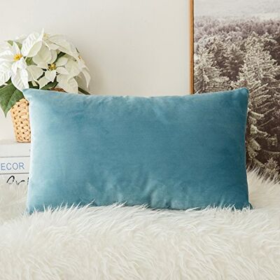 MIULEE Kissenbezug 30x50 cm samtkissen couchkissen Wassergrün Kissenhülle Dekorative Dekokissen Sofakissen Wurfkissenbezug mit Verstecktem Reißverschluss Sofa Schlafzimmer MIULEE Kissenbezug 30x50 cm samtkissen couchkissen Wassergrün Kissenhülle Dekorative Dekokissen Sofakissen Wurfkissenbezug mit Verstecktem Reißverschluss Sofa Schlafzimmer