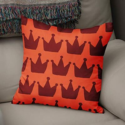 Bonamaison Kissen Zierkissenbezug Kissenbezug, Orange & Bordeaux Dekoration, Für Zuhause Autos Büro Sofa Wohnzimmer Couch Schlafzimmer Dekor, 50x50 cm Entworfen und hergestellt in der Türkei Bonamaison Kissen Zierkissenbezug Kissenbezug, Orange & Bordeaux Dekoration, Für Zuhause Autos Büro Sofa Wohnzimmer Couch Schlafzimmer Dekor, 50x50 cm Entworfen und hergestellt in der Türkei
