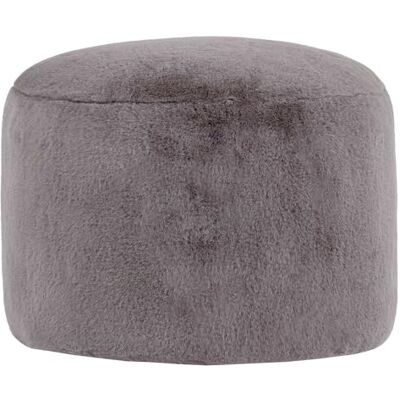 Icon Milano Hocker, Grau, Kaninchen Kunstfell Stoff, Sitzsack Stuhl, Sitzpuff, Pouf Hocker mit Füllung, Fußhocker für das Wohnzimmer, Deko Wohnzimmer Icon Milano Hocker, Grau, Kaninchen Kunstfell Stoff, Sitzsack Stuhl, Sitzpuff, Pouf Hocker mit Füllung, Fußhocker für das Wohnzimmer, Deko Wohnzimmer