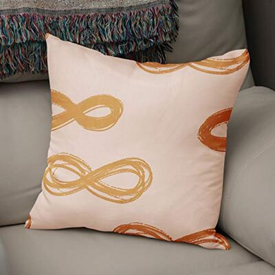 Bonamaison Le Jardin du Lin Kissen Zierkissenbezug Kissenbezug, Orange & Off White Dekoration, Weich Bequem, Für Zuhause Autos Büro Sofa Wohnzimmer Couch Schlafzimmer Dekor, 43x43 Cm Hergestellt in der Türkei Bonamaison Le Jardin du Lin Kissen Zierkissenbezug Kissenbezug, Orange & Off White Dekoration, Weich Bequem, Für Zuhause Autos Büro Sofa Wohnzimmer Couch Schlafzimmer Dekor, 43x43 Cm Hergestellt in der Türkei
