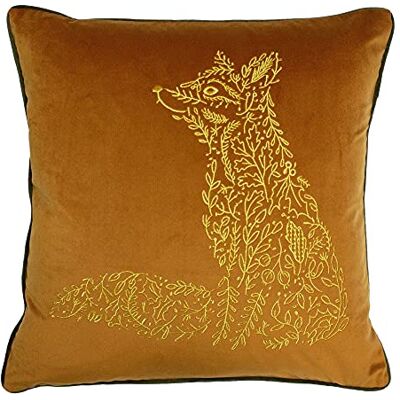 Furn. Forest - Fauna Fox Embroidered - Gold - Kissenbezug Furn. Forest - Fauna Fox Embroidered - Gold - Kissenbezug