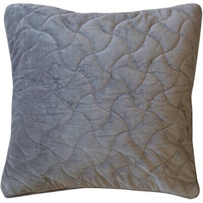 HomeMaison Kissen, Motiv 09415-0-AL Velours, gesteppt, 45 x 45 cm, Grau HomeMaison Kissen, Motiv 09415-0-AL Velours, gesteppt, 45 x 45 cm, Grau