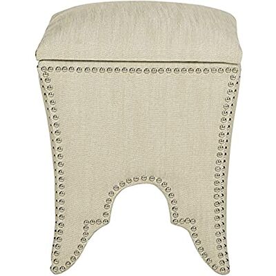Safavieh Contemporary Upholstered Arm Chair, in Beige Safavieh Contemporary Upholstered Arm Chair, in Beige