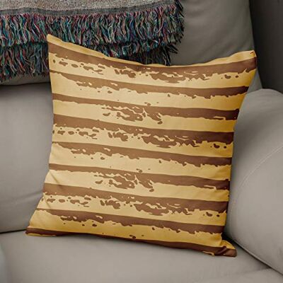 Bonamaison Le Jardin du Lin Kissen Zierkissenbezug Kissenbezug, Brauntöne Dekoration, Für Zuhause Autos Büro Sofa Wohnzimmer Couch Schlafzimmer Dekor, 50x50 Cm Entworfen und hergestellt in der Türkei Bonamaison Le Jardin du Lin Kissen Zierkissenbezug Kissenbezug, Brauntöne Dekoration, Für Zuhause Autos Büro Sofa Wohnzimmer Couch Schlafzimmer Dekor, 50x50 Cm Entworfen und hergestellt in der Türkei