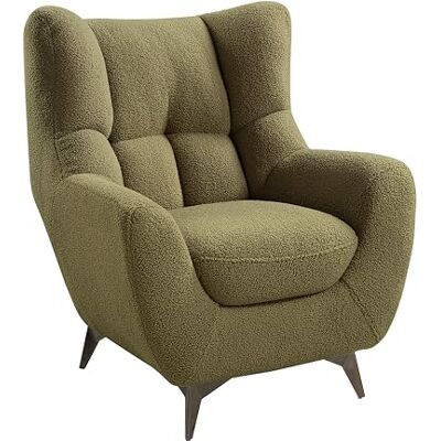 Atlantic Home Collection Sessel Shawn bezogen mit Teddystoff, grün, Polyester, 88 cm x 91 cm 98 cm Atlantic Home Collection Sessel Shawn bezogen mit Teddystoff, grün, Polyester, 88 cm x 91 cm 98 cm