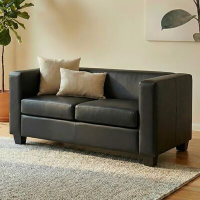 Mendler Lille Ecopelle 2-Sitzer Sofa – Modern Elegant Serie Mendler Lille Ecopelle 2-Sitzer Sofa – Modern Elegant Serie