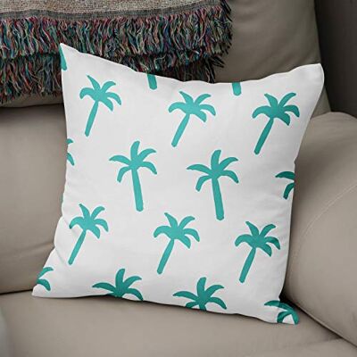 Bonamaison Le Jardin du Lin Kissen Zierkissenbezug Kissenbezug, Türkis & Weiß Dekoration, Weich Bequem, Für Zuhause Autos Büro Sofa Wohnzimmer Couch Schlafzimmer Dekor, 43x43 Cm Hergestellt in der Türkei Bonamaison Le Jardin du Lin Kissen Zierkissenbezug Kissenbezug, Türkis & Weiß Dekoration, Weich Bequem, Für Zuhause Autos Büro Sofa Wohnzimmer Couch Schlafzimmer Dekor, 43x43 Cm Hergestellt in der Türkei
