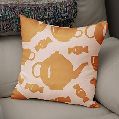 Bonamaison Le Jardin du Lin Kissen Zierkissenbezug Kissenbezug, Orange & Off White Dekoration, Für Zuhause Autos Büro Sofa Wohnzimmer Couch Schlafzimmer Dekor, 50x50 Cm Entworfen und hergestellt in der Türkei Bonamaison Le Jardin du Lin Kissen Zierkissenbezug Kissenbezug, Orange & Off White Dekoration, Für Zuhause Autos Büro Sofa Wohnzimmer Couch Schlafzimmer Dekor, 50x50 Cm Entworfen und hergestellt in der Türkei