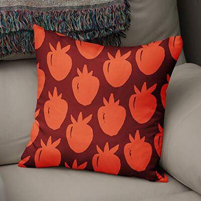 Bonamaison Le Jardin du Lin Kissen Zierkissenbezug Kissenbezug, Orange & Bordeaux Dekoration, Weich Bequem, Für Zuhause Autos Büro Sofa Wohnzimmer Couch Schlafzimmer Dekor, 43x43 Cm Hergestellt in der Türkei Bonamaison Le Jardin du Lin Kissen Zierkissenbezug Kissenbezug, Orange & Bordeaux Dekoration, Weich Bequem, Für Zuhause Autos Büro Sofa Wohnzimmer Couch Schlafzimmer Dekor, 43x43 Cm Hergestellt in der Türkei
