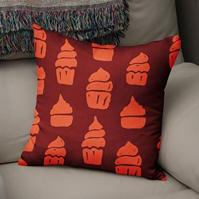 Bonamaison Le Jardin du Lin Kissen Zierkissenbezug Kissenbezug, Orange & Bordeaux Dekoration, Für Zuhause Autos Büro Sofa Wohnzimmer Couch Schlafzimmer Dekor, 50x50 Cm Entworfen und hergestellt in der Türkei Bonamaison Le Jardin du Lin Kissen Zierkissenbezug Kissenbezug, Orange & Bordeaux Dekoration, Für Zuhause Autos Büro Sofa Wohnzimmer Couch Schlafzimmer Dekor, 50x50 Cm Entworfen und hergestellt in der Türkei