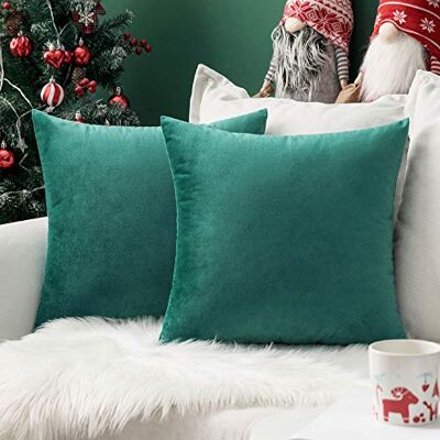 MIULEE 2er Set Kissenbezug 40x40 cm samtkissen couchkissen Türkis Kissenhülle Dekorative Dekokissen Sofakissen Wurfkissenbezug mit Verstecktem Reißverschluss Sofa Schlafzimmer MIULEE 2er Set Kissenbezug 40x40 cm samtkissen couchkissen Türkis Kissenhülle Dekorative Dekokissen Sofakissen Wurfkissenbezug mit Verstecktem Reißverschluss Sofa Schlafzimmer