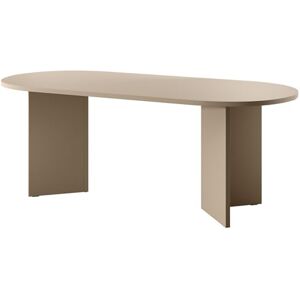 Selsey Esstisch Esszimmertisch Tisch Oval 90 x 204 cm Küchentisch OVO Cappuccino Selsey Esstisch Esszimmertisch Tisch Oval 90 x 204 cm Küchentisch OVO Cappuccino