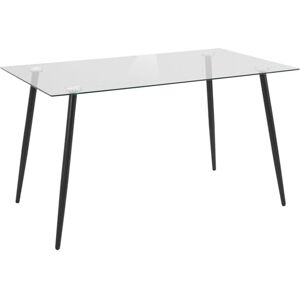 Dorel Home Furnishings Danny Esstisch aus glastransparentem Glas Dorel Home Furnishings Danny Esstisch aus glastransparentem Glas
