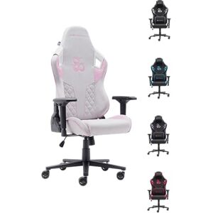 Newskill Takamikura V2 Ergonomischer Gaming-Stuhl mit 4D-Armlehnen, 180°-Rückenlehne, atmungsaktiver Stoff und Stahlbasis, Rosa Newskill Takamikura V2 Ergonomischer Gaming-Stuhl mit 4D-Armlehnen, 180°-Rückenlehne, atmungsaktiver Stoff und Stahlbasis, Rosa