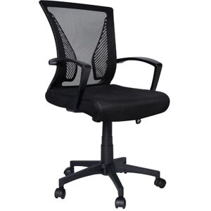 VOUNOT Bürostuhl ergonomisch, Schreibtischstuhl mit Lendenwirbelstütze, Höhenverstellbarer Drehstuhl mit Atmungsaktiver Rückenlehne, mit Wippfunktion bis 120°, Rückenschonend Schwarz VOUNOT Bürostuhl ergonomisch, Schreibtischstuhl mit Lendenwirbelstütze, Höhenverstellbarer Drehstuhl mit Atmungsaktiver Rückenlehne, mit Wippfunktion bis 120°, Rückenschonend Schwarz