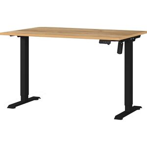GERMANIA DIE MÖBELMACHER Germania Schreibtisch 8022-593, in Navarra-Eiche-Nb./Schwarz, elektr. höhenverstellbar, 120 x 119 x 80 cm (BxHxT) GERMANIA DIE MÖBELMACHER Germania Schreibtisch 8022-593, in Navarra-Eiche-Nb./Schwarz, elektr. höhenverstellbar, 120 x 119 x 80 cm (BxHxT)